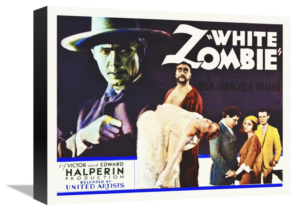 "White Zombie" Stretched Canvas Giclee by Hollywood Photo Archive, 16"x13"