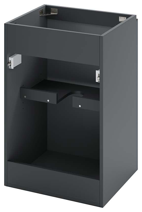 Vitality 18" Wall-Mount Bathroom Vanity, Gray
