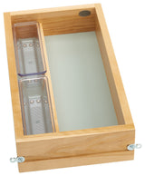 Wood Vanity Cabinet Replacement Drawer System With Soft Close, 10.5"