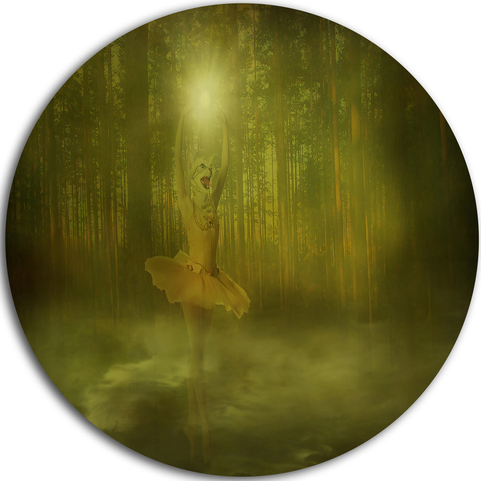 Dance Of The Sun Landscape, Photo Disc Metal Artwork, 23"
