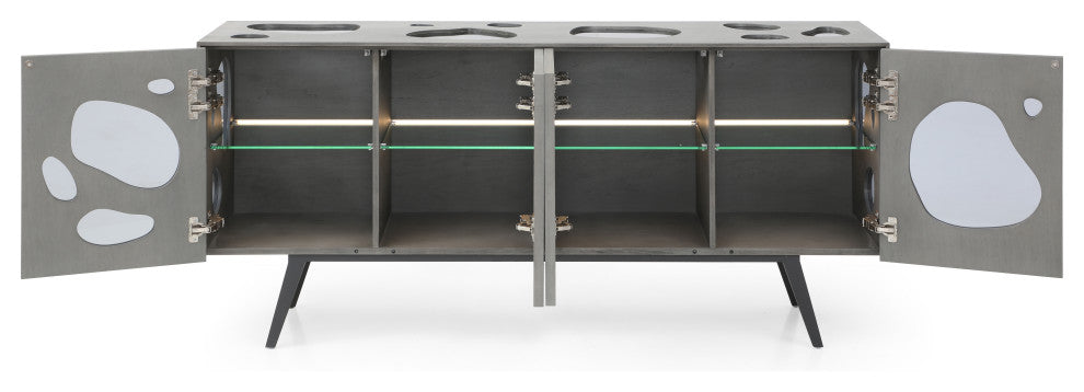 Modrest Amenia Gray Buffet