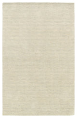 Arista Solid Beige Hand-Crafted Area Rug, 6'x9'