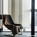 Adjustable Sliding Panel Track Blind 45.8"-86" W x 96" L, Classic, Marble