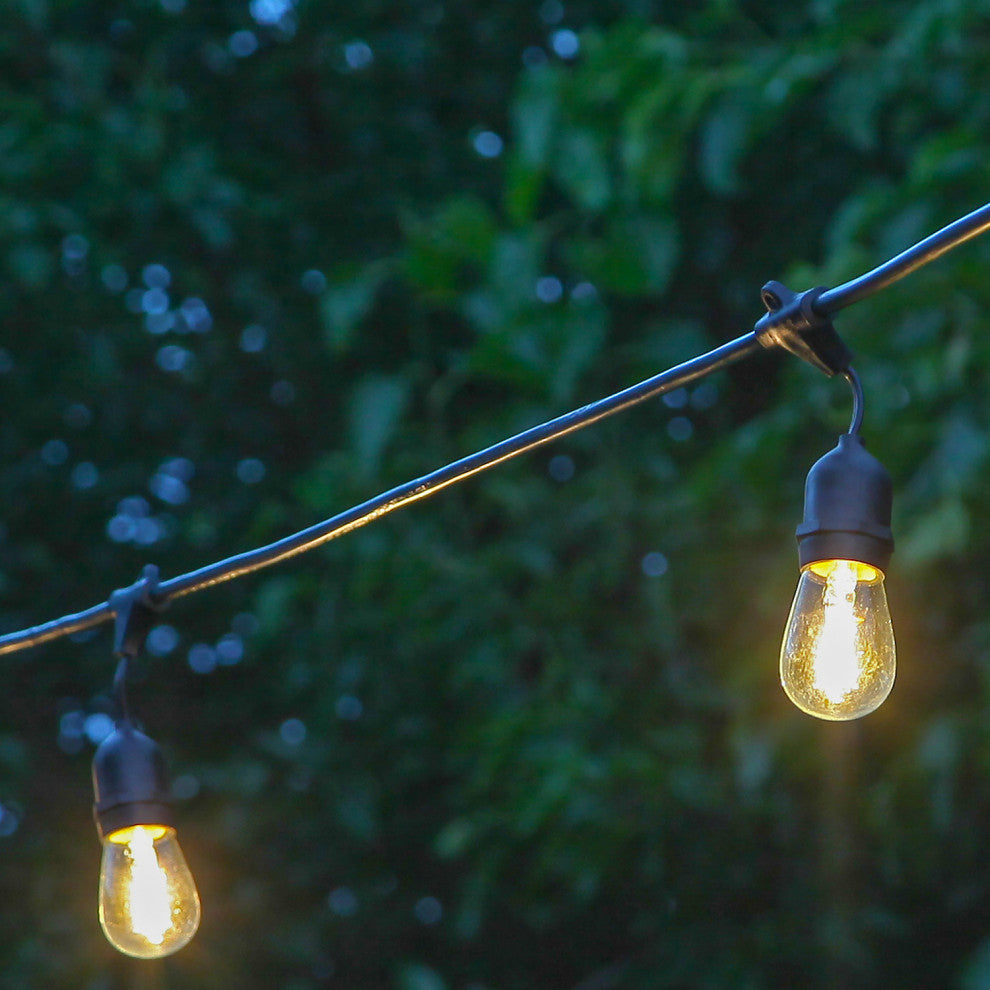 Brightech AmbiencePro Incandescent String Lights 11Watt S14, 24 Ft Strand