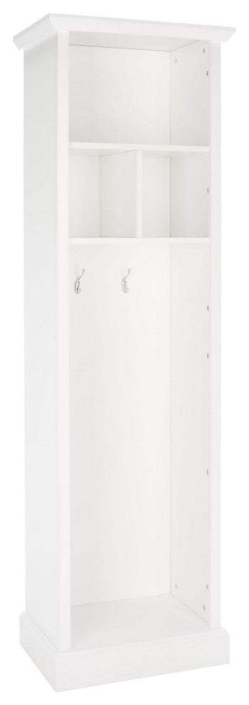 Safavieh Layli 4 Shelf 2 Hook Hall Tree, Antique White
