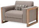 Hudson Ferry Chair and a Half, Slate Gray/Driftwood