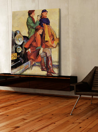 "Paradise Hawaii" Print on Canvas by Saturday Evening Post