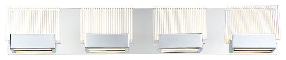 Sonic 4-Light Bath Bar, Chrome