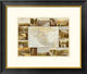 "Carta Hydrografica, 1885" Framed Digital Print by Antonio Garcia Cubas, 26"x22"