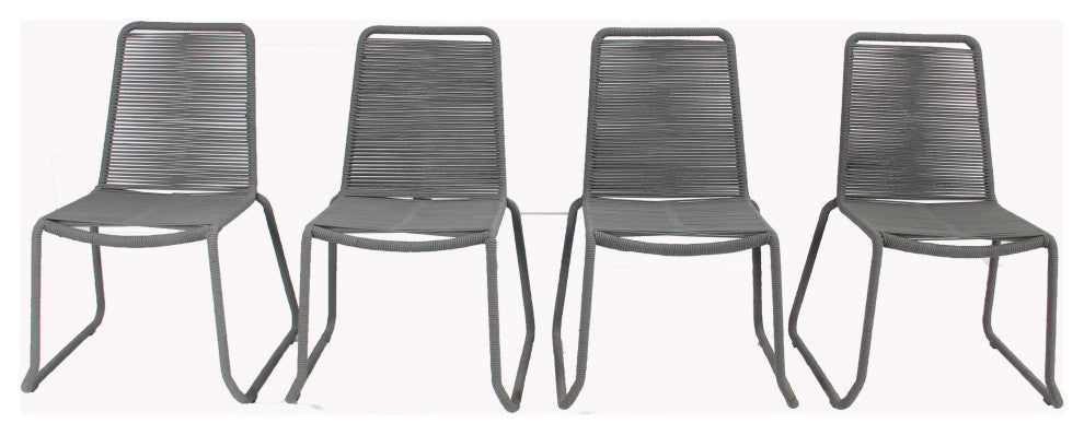 Set of 4 Neil Chair, Grey