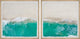 Beach and Sunshine Diptych, Set of 2, 12x12 Panels