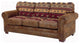 American Furniture Classics Sierra Lodge 88" Microfiber Sleeper Sofa in Brown