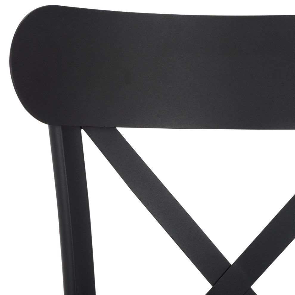 Safavieh Core Cross Back, Set of 2, Black