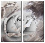 Painted Petals XLVII Canvas Wall Art, 2-Piece Set, 24"x12"