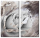 Painted Petals XLVII Canvas Wall Art, 2-Piece Set, 24"x12"
