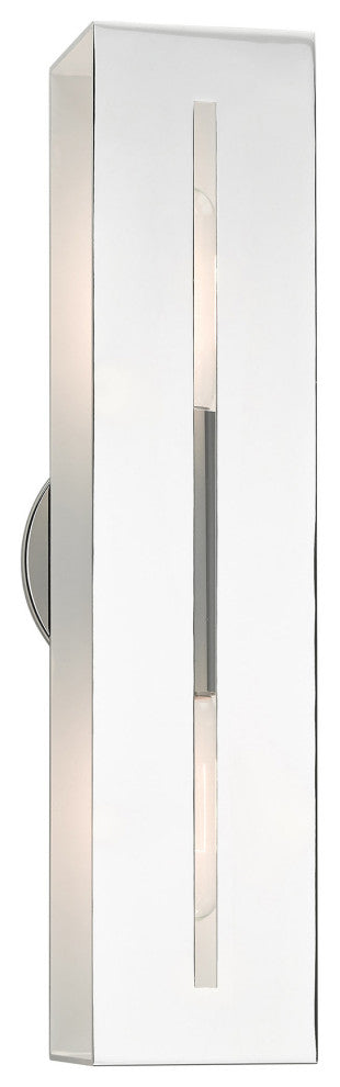Polished Chrome Urban, Industrial, Vanity Sconce