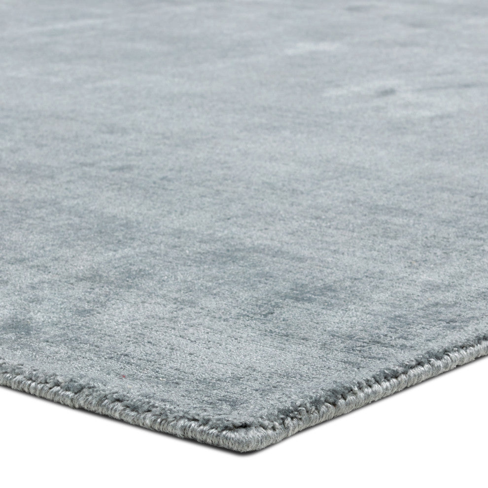 Jaipur Living Arcus FTR08 Handmade Solid Blue Area Rug, 6'x9'