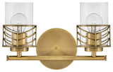 Hinkley Lighting 50262 Della 2 Light 15"W Bathroom Vanity Light - Lacquered