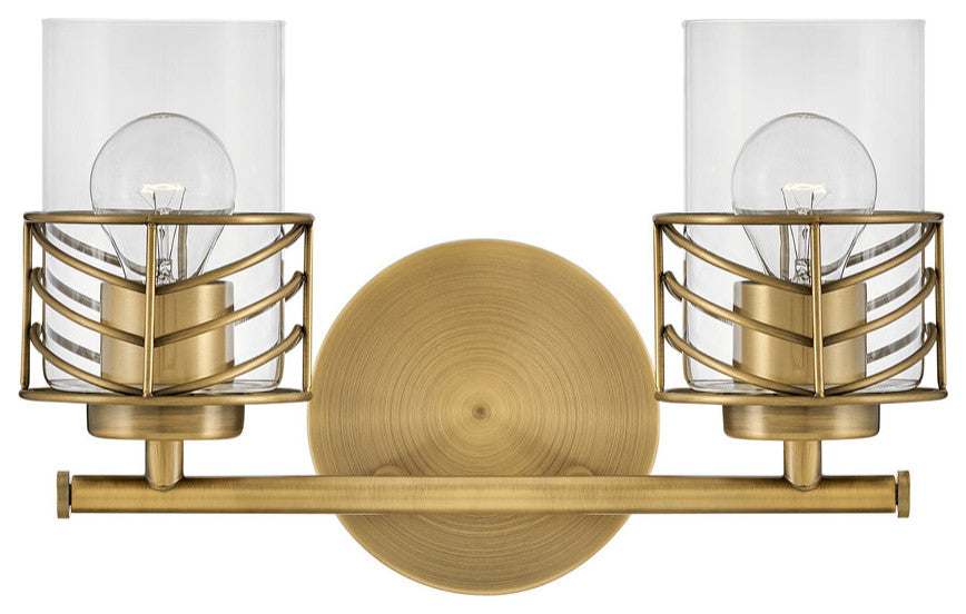 Hinkley Lighting 50262 Della 2 Light 15"W Bathroom Vanity Light - Lacquered