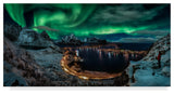 Javier De La 'Chasing The Northern Lights' Canvas Art, 32"x16"