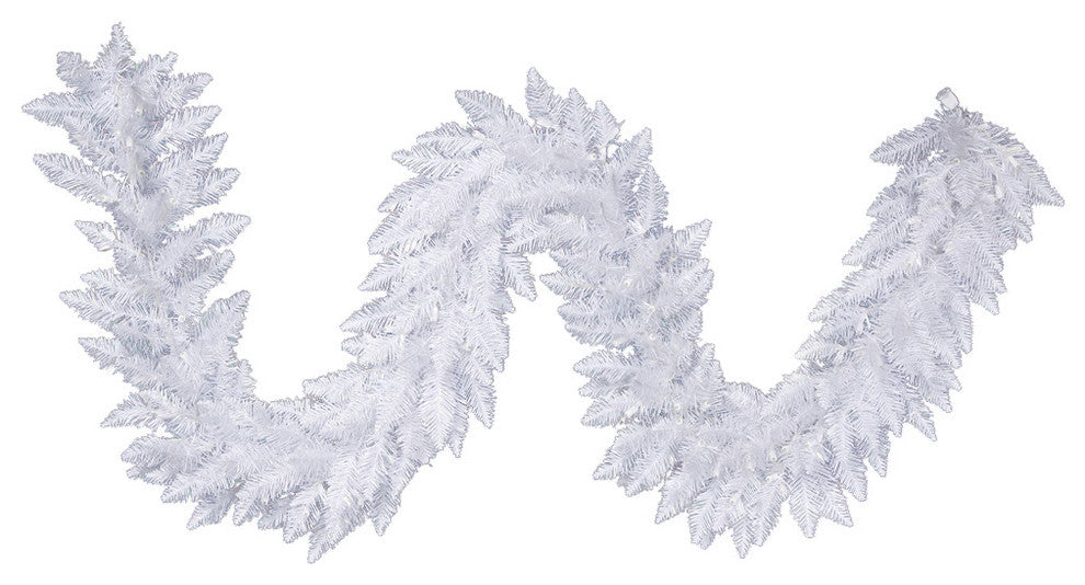 9' X 14" Sparkle White Garl 230Tips