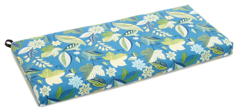 45"x19" Outdoor Spun Polyester Loveseat Cushion, Skyworks Caribbean