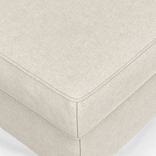 Ava 76-inch Sofa and Ottoman Set in Tightly Woven Performance Fabric