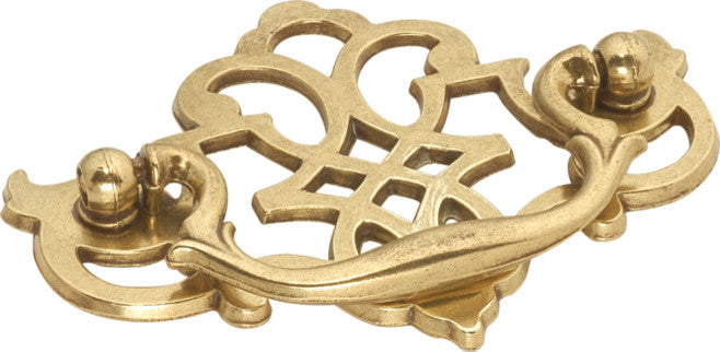 Belwith Hickory 3 " Queen Anne Lancaster Hand Polished Cabinet Bail Pull P329-LP