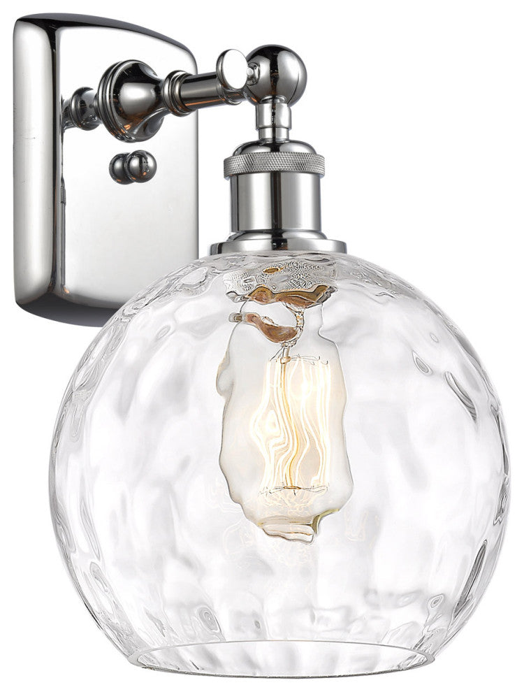 Innovations 516-1W-PC-G1215-8 1 Light Sconce, Polished Chrome