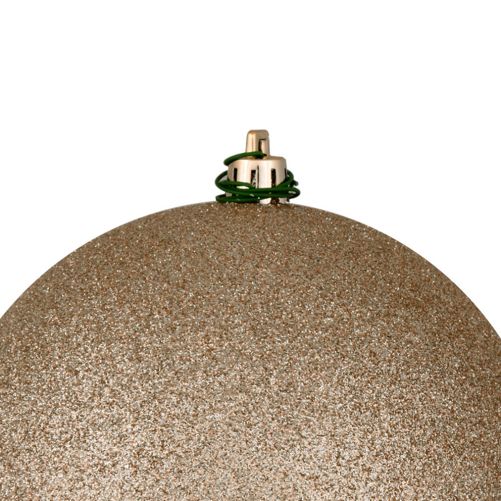 Vickerman 6" Oat 4-Finish Ball Ornament Assortment, 4 per Box