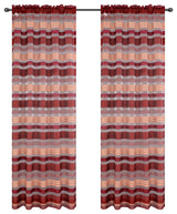 Becca Drapery Curtain Panels, Burgundy