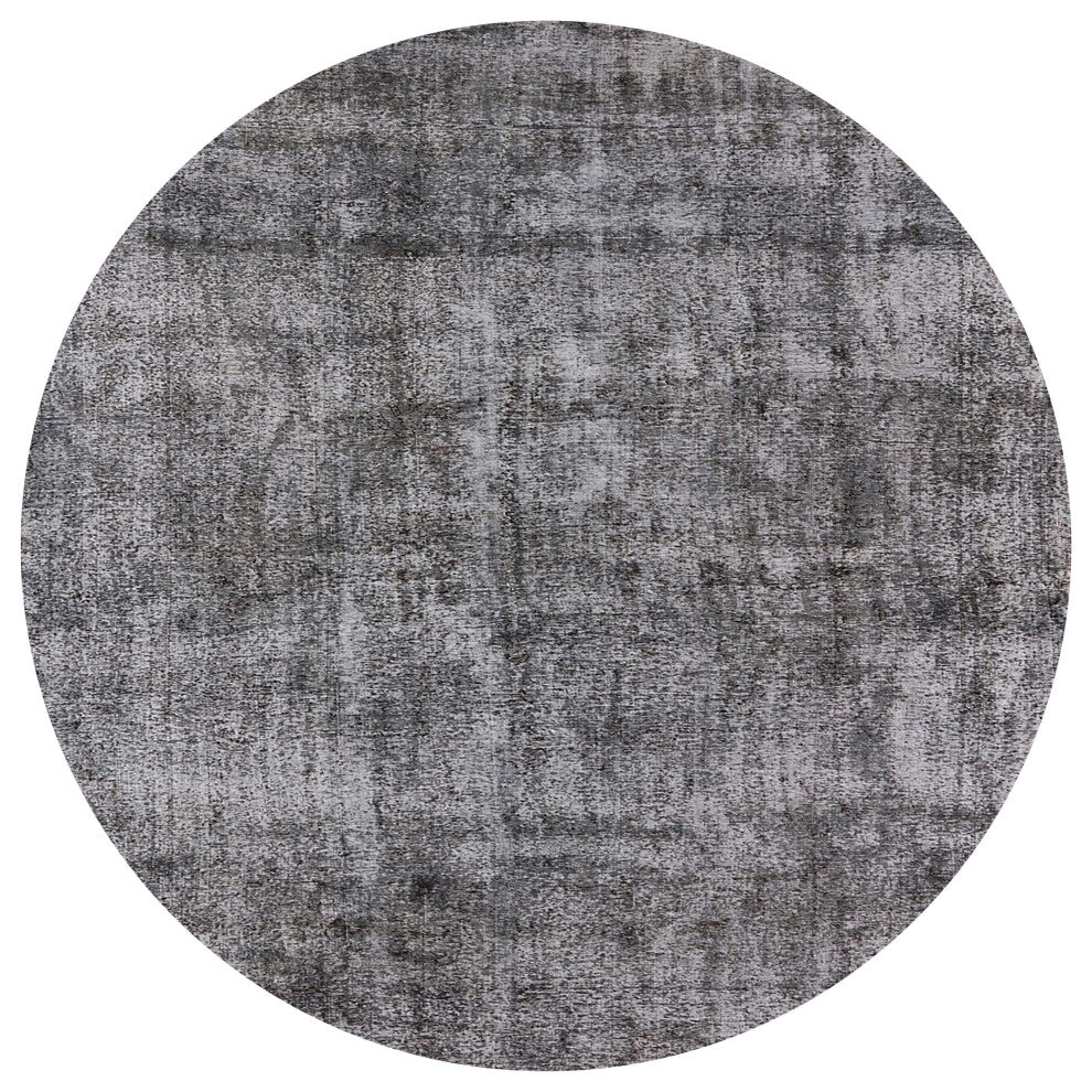 Ahgly Company Indoor Round Mid-Century Modern Area Rugs, 6' Round
