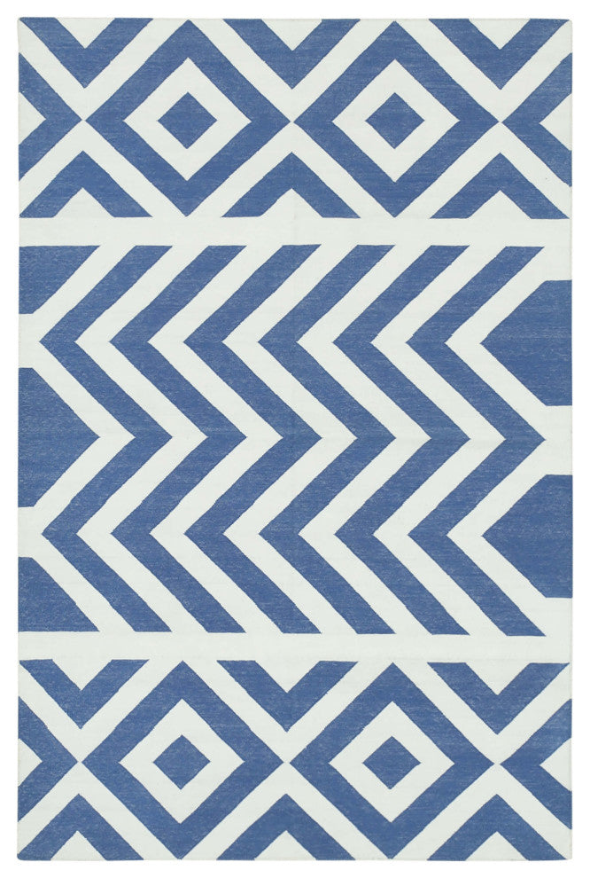 Rug N Carpet - Handmade Wool 3' 7'' x 5' 5'' Flatweave Dhurrie Kilim Rug