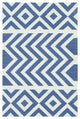 Rug N Carpet - Handmade Wool 3' 7'' x 5' 5'' Flatweave Dhurrie Kilim Rug