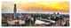 Verona at Sunset in Italy, Cityscape Canvas Art Print, 83"x32", 7 Panels