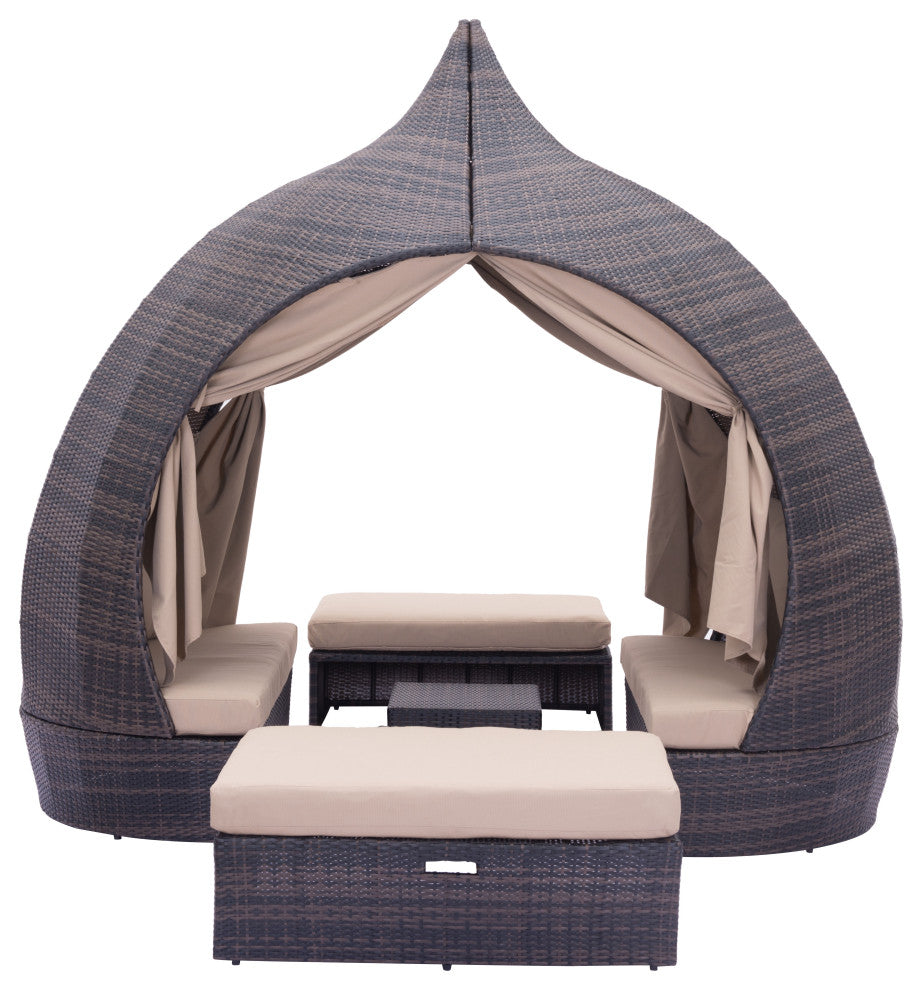 Majorca Daybed Brown and Beige