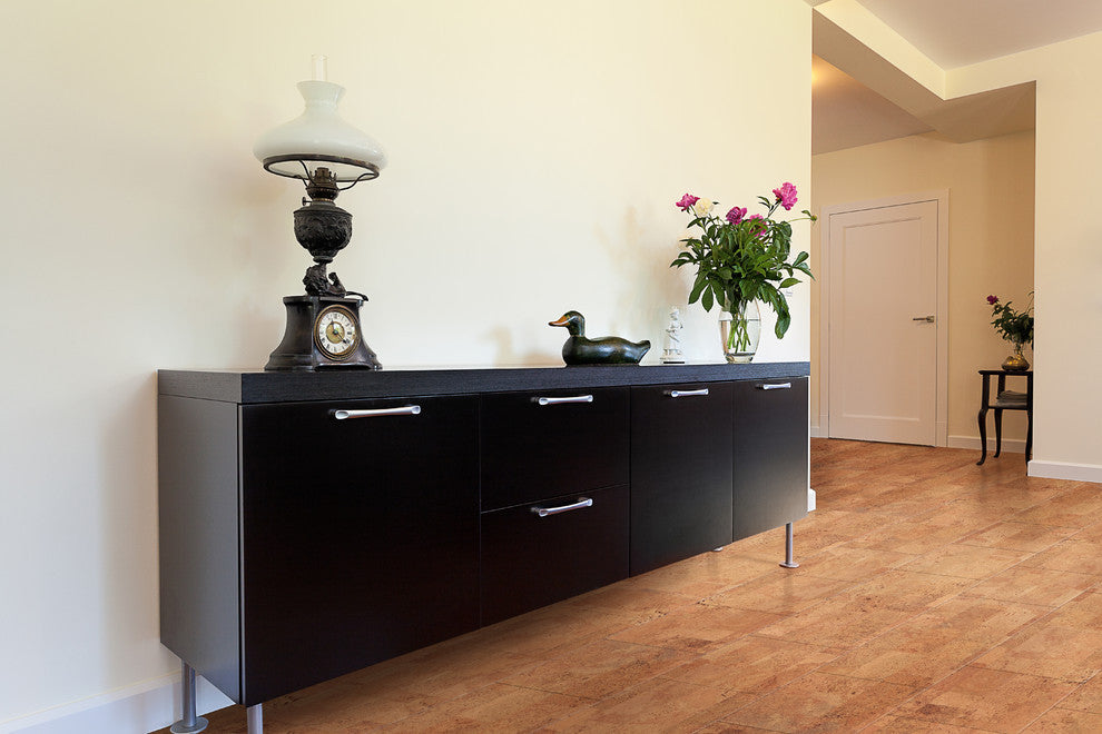 Adhered Floor Tiles Solid Cork Flooring, Pyramid