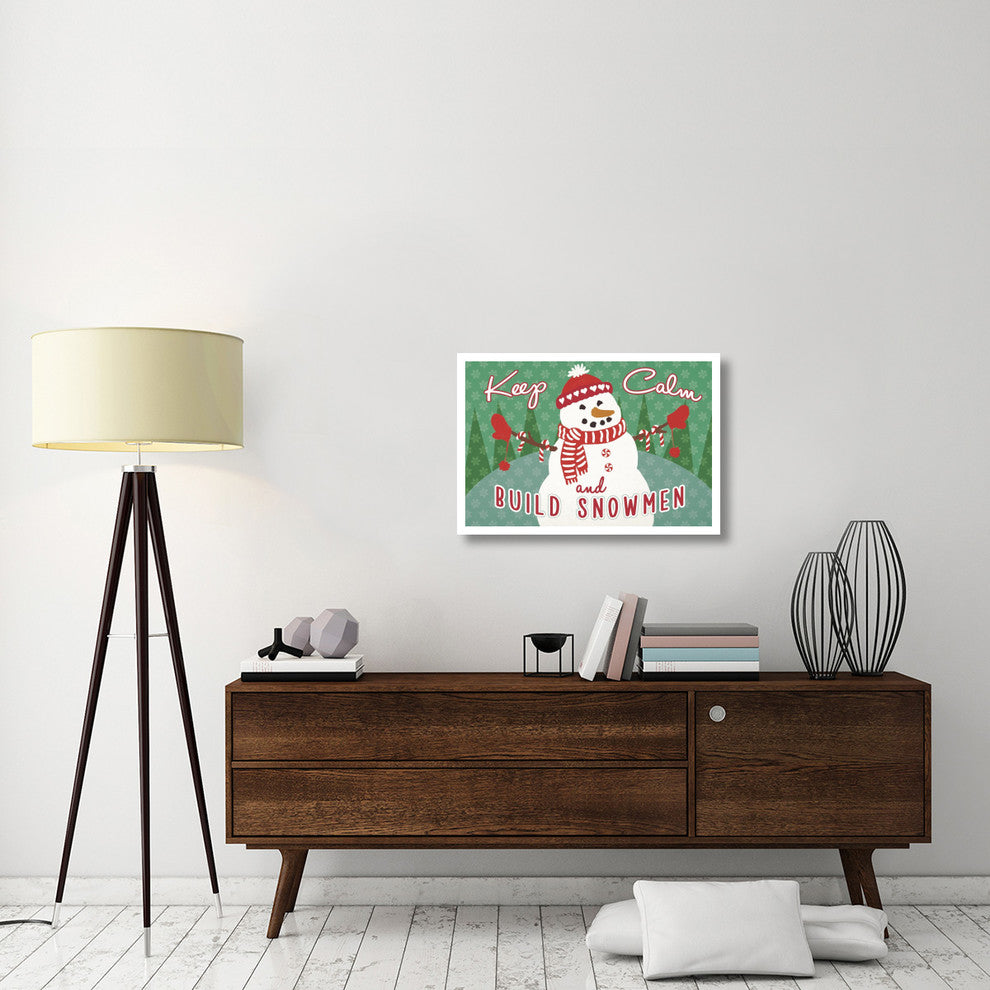 "Retro Christmas II Bright" Digital Paper Print by Janelle Penner, 32"x22"