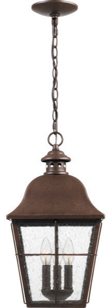 Millhouse 3-Light Outdoor Lantern, Mystic Black