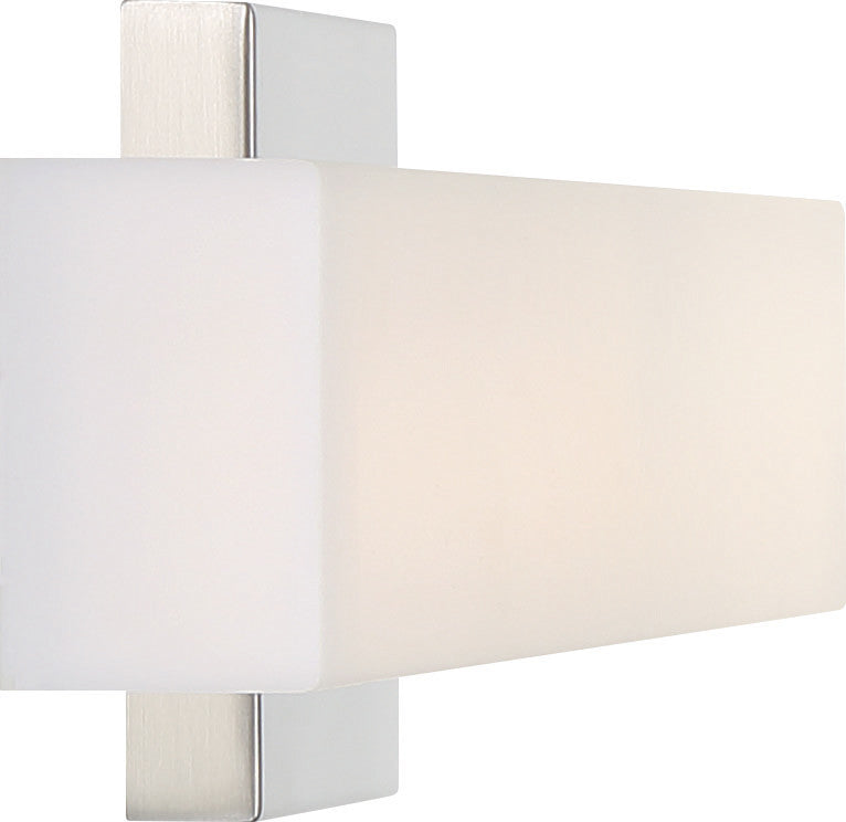 Nuvo Jess 1-Light LED Brushed Nickel Medium Vanity Light