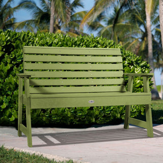 Riverside Garden Bench 4', Palm Green