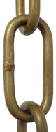RCH Hardware Brass Standard Link Chandelier Chain, Various Finishes, Antique Bra