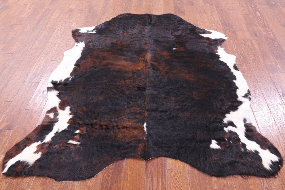 Organic Natural Hair-On Cowhide Area Rug 6' 5" X 5' 7" C1977