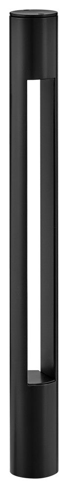 Hinkley Atlantis Round Small Bollard, Satin Black