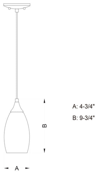 Milano 4.75" Mini Pendant Marble Swirl Glass Satin Nickel