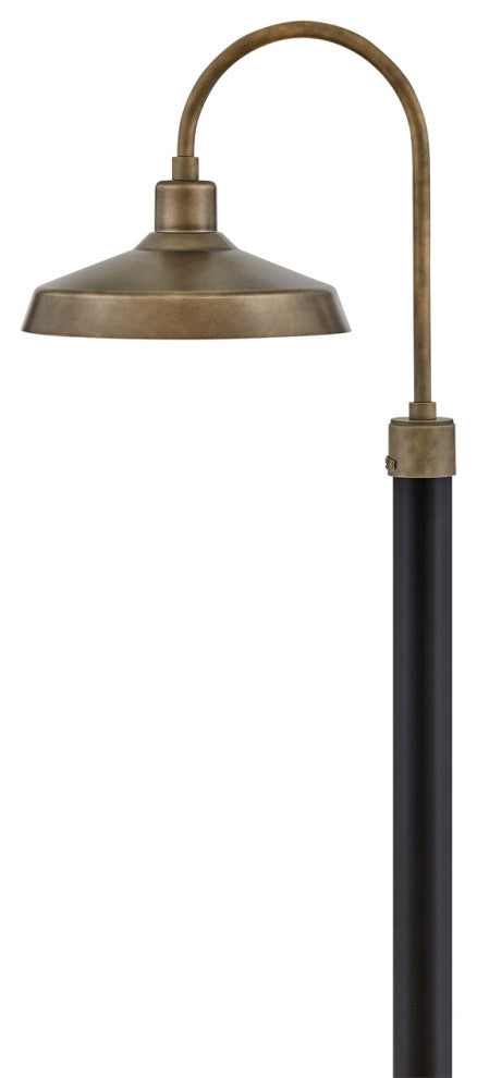 Hinkley Forge 16" Large Post Top/Pier Mount Lantern, Burnished Bronze