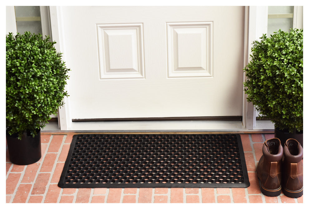 Calloway Mills 900152234 Anti-fatigue, Open Rubber Mat 22"x34"