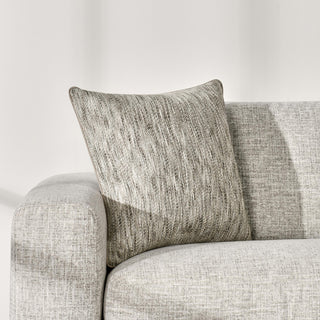 Sharma Cotton Blend Throw Pillow, Natural, 22x22