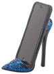 Sparkle Blue Shoe Phone Holder