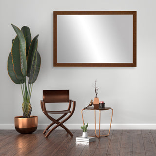 Galveston Framed Wall Mirror, Bronze, 26"x32"